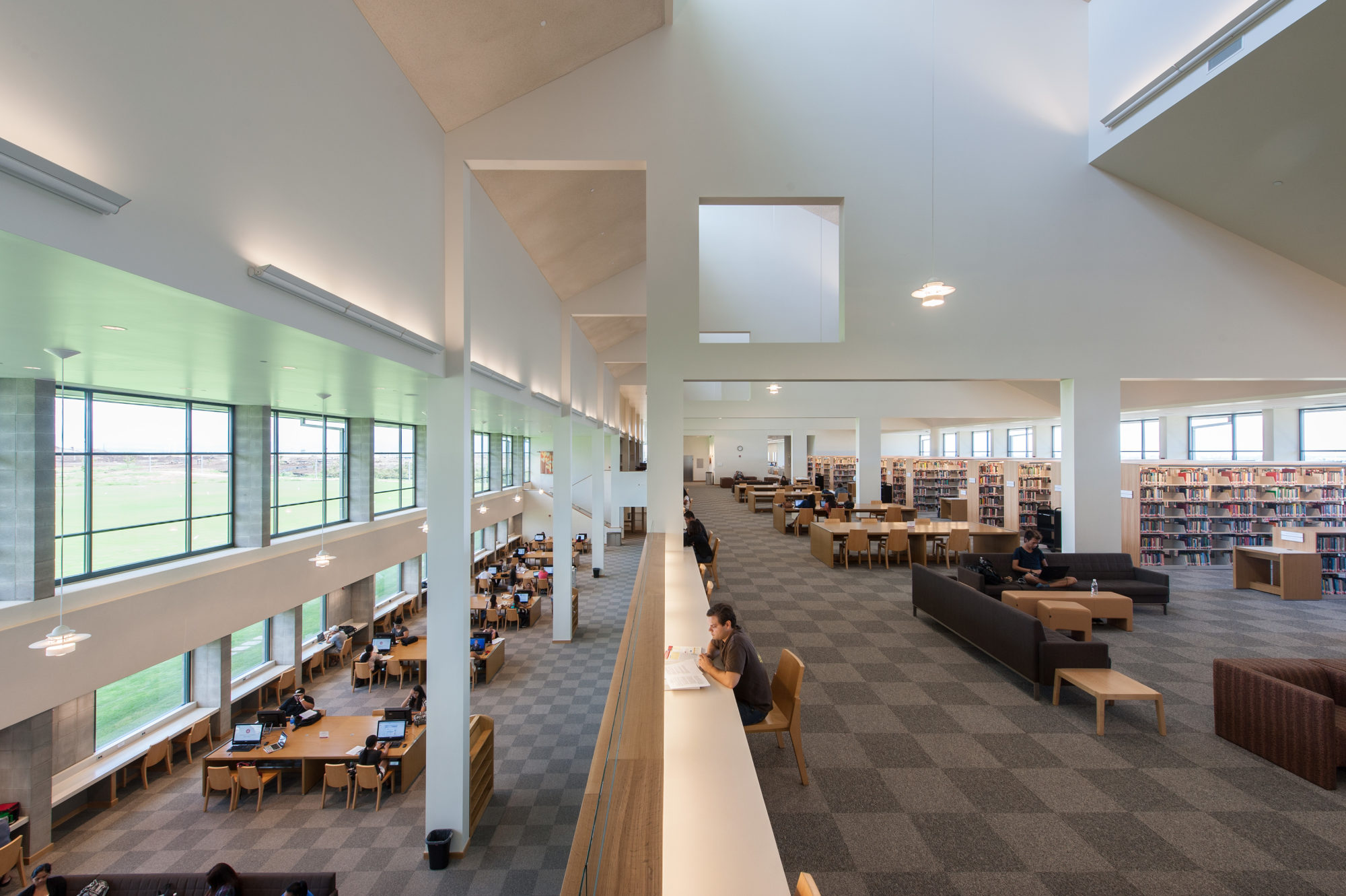 University of Hawaii library interior